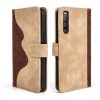 Lacné Kryty | Peňaženkové puzdro Dual Wavy Case zelené – Sony Xperia 10 IV | Lacné Kryty