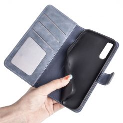 Lacné Kryty | Peňaženkové puzdro Dual Wavy Case modré – Sony Xperia 10 IV | Lacné Kryty