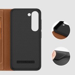 Lacné Kryty | Peňaženkové puzdro Dux Ducis Skin X2 hnedé – Samsung Galaxy S23 | Lacné Kryty