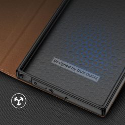 Lacné Kryty | Peňaženkové puzdro Dux Ducis Skin X2 hnedé – Samsung Galaxy S23 Ultra | Lacné Kryty