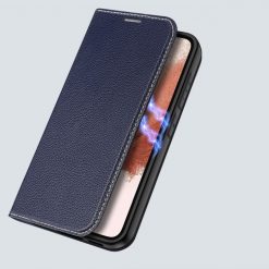 Lacné Kryty | Peňaženkové puzdro Dux Ducis Skin X2 modré – Samsung Galaxy S23 | Lacné Kryty