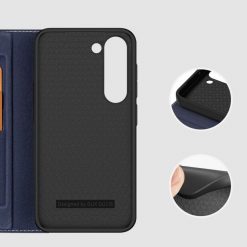 Lacné Kryty | Peňaženkové puzdro Dux Ducis Skin X2 modré – Samsung Galaxy S23 | Lacné Kryty
