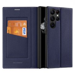 Peňaženkové puzdro Dux Ducis Skin X2 modré – Samsung Galaxy S23 Ultra | Lacné Kryty Lacné Kryty | Peňaženkové puzdro Dux Ducis Skin X2 modré – Samsung Galaxy S23 Ultra | Lacné Kryty