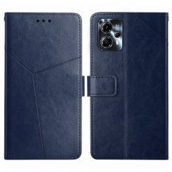 Peňaženkové puzdro Geometric Pattern case modré – Motorola Moto G13 / G23 / G53 5G | Lacné Kryty Lacné Kryty | Peňaženkové puzdro Geometric Pattern case modré – Motorola Moto G13 / G23 / G53 5G | Lacné Kryty