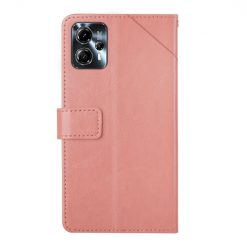 Lacné Kryty | Peňaženkové puzdro Geometric Pattern case ružové – Motorola Moto G13 / G23 / G53 5G | Lacné Kryty