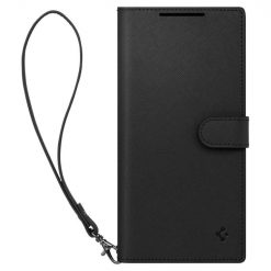 Lacné Kryty | Peňaženkové puzdro Spigen WALLET „S“ PLUS čierne – Samsung Galaxy S23 Ultra | Lacné Kryty