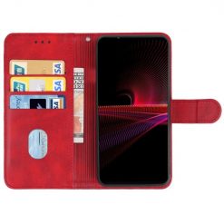 Lacné Kryty | Peňaženkové puzdro Splendid case červené – Sony Xperia 1 IV | Lacné Kryty