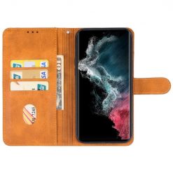 Peňaženkové puzdro Splendid case hnedé – Samsung Galaxy S23 Ultra | Lacné Kryty Lacné Kryty | Peňaženkové puzdro Splendid case hnedé – Samsung Galaxy S23 Ultra | Lacné Kryty
