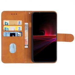 Peňaženkové puzdro Splendid case hnedé – Sony Xperia 1 IV | Lacné Kryty Lacné Kryty | Peňaženkové puzdro Splendid case hnedé – Sony Xperia 1 IV | Lacné Kryty