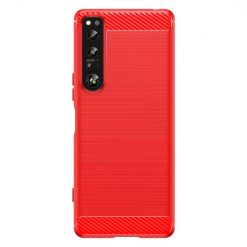 Lacné Kryty | Zadný Kryt Carbon červený – Sony Xperia 1 IV | Lacné Kryty