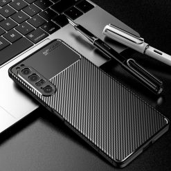 Zadný Kryt Carbon Fiber čierny – Sony Xperia 1 IV | Lacné Kryty Lacné Kryty | Zadný Kryt Carbon Fiber čierny – Sony Xperia 1 IV | Lacné Kryty