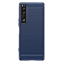 Zadný Kryt Carbon modrý – Sony Xperia 1 IV | Lacné Kryty Lacné Kryty | Zadný Kryt Carbon modrý – Sony Xperia 1 IV | Lacné Kryty