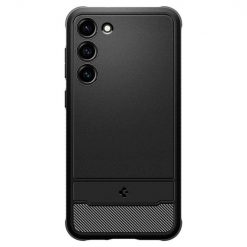 Lacné Kryty | Zadný kryt Spigen Rugged Armor čierny – Samsung Galaxy S23 | Lacné Kryty