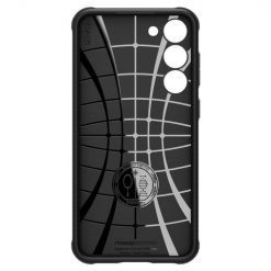 Lacné Kryty | Zadný kryt Spigen Rugged Armor čierny – Samsung Galaxy S23 | Lacné Kryty