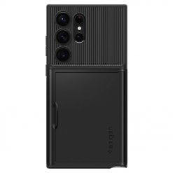 Lacné Kryty | Zadný kryt Spigen Slim Armor CS čierny – Samsung Galaxy S23 Ultra | Lacné Kryty