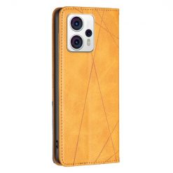 Knižkové puzdro Rhombus žlté – Motorola Moto G13 / G23 / G53 5G | Lacné Kryty Lacné Kryty | Knižkové puzdro Rhombus žlté – Motorola Moto G13 / G23 / G53 5G | Lacné Kryty