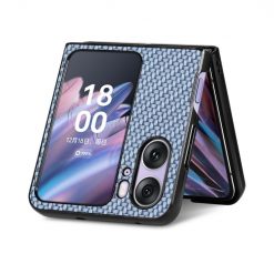 Lacné Kryty | Kryt Carbon Fiber modrý – Oppo Find N2 Flip | Lacné Kryty