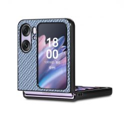 Lacné Kryty | Kryt Carbon Fiber modrý – Oppo Find N2 Flip | Lacné Kryty