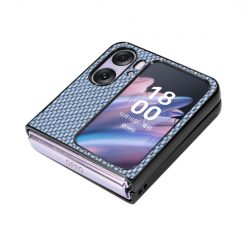 Lacné Kryty | Kryt Carbon Fiber modrý – Oppo Find N2 Flip | Lacné Kryty
