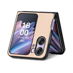 Lacné Kryty | Kryt Carbon Fiber zlatý – Oppo Find N2 Flip | Lacné Kryty