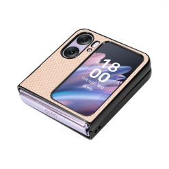 Lacné Kryty | Kryt Carbon Fiber zlatý – Oppo Find N2 Flip | Lacné Kryty