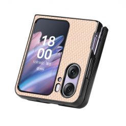Lacné Kryty | Kryt Carbon Fiber zlatý – Oppo Find N2 Flip | Lacné Kryty
