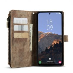 Multifunkčné peňaženkové puzdro CaseMe hnedé – Samsung Galaxy A54 5G | Lacné Kryty Lacné Kryty | Multifunkčné peňaženkové puzdro CaseMe hnedé – Samsung Galaxy A54 5G | Lacné Kryty