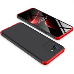 Lacné Kryty | Ochranný kryt 360 Protection čierno-červený – Realme C30 | Lacné Kryty