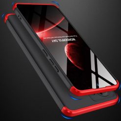 Lacné Kryty | Ochranný kryt 360 Protection čierno-červený – Realme C30 | Lacné Kryty