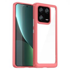 Lacné Kryty | Ochranný kryt Colorful Acrylic case červený – Xiaomi 13 Pro | Lacné Kryty