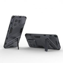 Lacné Kryty | Odolný Kryt Punk armor case sivý – Xiaomi 13 Pro | Lacné Kryty