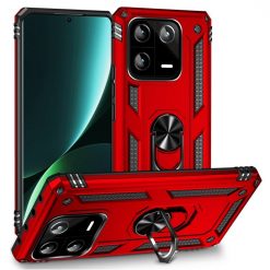Odolný kryt Ring Armor červený – Xiaomi 13 Pro