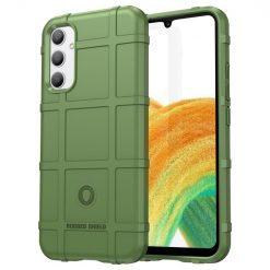 Odolný kryt Rugged Shield zelený – Samsung Galaxy A34 5G