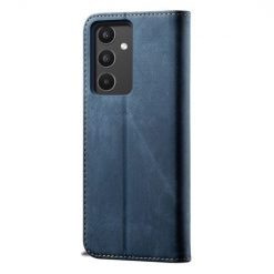 Lacné Kryty | Peňaženkové puzdro Denim Texture modré – Samsung Galaxy A34 5G | Lacné Kryty