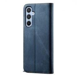 Lacné Kryty | Peňaženkové puzdro Denim Texture modré – Samsung Galaxy A54 5G | Lacné Kryty