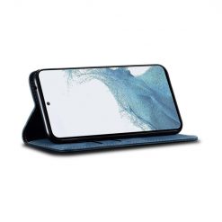 Lacné Kryty | Peňaženkové puzdro Denim Texture modré – Samsung Galaxy A54 5G | Lacné Kryty