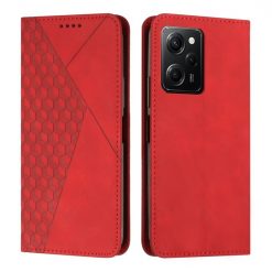 Peňaženkové puzdro Diamond Pattern case červené – Xiaomi Poco X5 Pro 5G | Lacné Kryty Lacné Kryty | Peňaženkové puzdro Diamond Pattern case červené – Xiaomi Poco X5 Pro 5G | Lacné Kryty