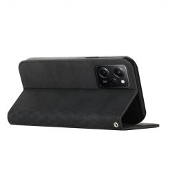 Lacné Kryty | Peňaženkové puzdro Diamond Pattern case čierne – Xiaomi Poco X5 Pro 5G | Lacné Kryty