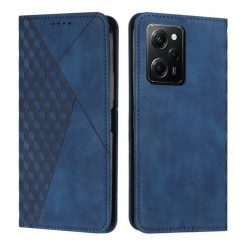 Lacné Kryty | Peňaženkové puzdro Diamond Pattern case modré – Xiaomi Poco X5 Pro 5G | Lacné Kryty