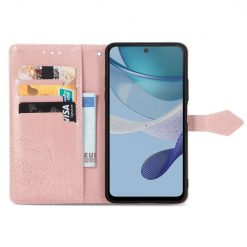Peňaženkové puzdro Embossing Pattern Mandala Flower ružové – Motorola Moto G13 / G23 / G53 5G | Lacné Kryty Lacné Kryty | Peňaženkové puzdro Embossing Pattern Mandala Flower ružové – Motorola Moto G13 / G23 / G53 5G | Lacné Kryty