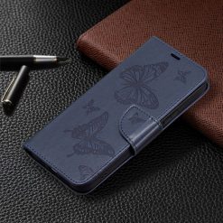 Peňaženkové puzdro Embossing Pattern Motýľ modré – Samsung Galaxy A54 5G | Lacné Kryty Lacné Kryty | Peňaženkové puzdro Embossing Pattern Motýľ modré – Samsung Galaxy A54 5G | Lacné Kryty