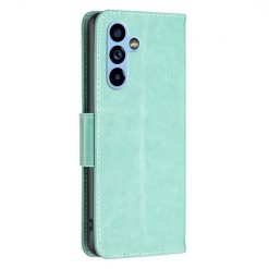 Peňaženkové puzdro Embossing Pattern Motýľ zelené – Samsung Galaxy A54 5G | Lacné Kryty Lacné Kryty | Peňaženkové puzdro Embossing Pattern Motýľ zelené – Samsung Galaxy A54 5G | Lacné Kryty
