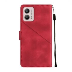 Peňaženkové puzdro Embossing Pattern Square červené – Motorola Moto G13 / G23 / G53 5G | Lacné Kryty Lacné Kryty | Peňaženkové puzdro Embossing Pattern Square červené – Motorola Moto G13 / G23 / G53 5G | Lacné Kryty