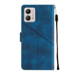 Peňaženkové puzdro Embossing Pattern Square modré – Motorola Moto G13 / G23 / G53 5G | Lacné Kryty Lacné Kryty | Peňaženkové puzdro Embossing Pattern Square modré – Motorola Moto G13 / G23 / G53 5G | Lacné Kryty
