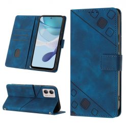 Peňaženkové puzdro Embossing Pattern Square modré – Motorola Moto G13 / G23 / G53 5G | Lacné Kryty Lacné Kryty | Peňaženkové puzdro Embossing Pattern Square modré – Motorola Moto G13 / G23 / G53 5G | Lacné Kryty