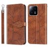 Lacné Kryty | Peňaženkové puzdro Embossing Pattern Strom ružové – Xiaomi 13 Pro | Lacné Kryty