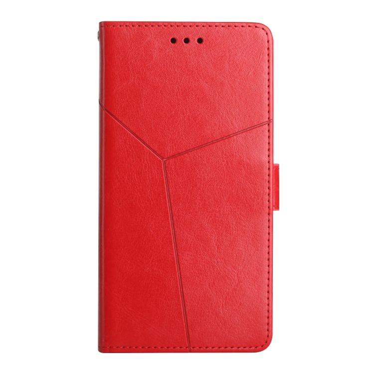 Peňaženkové puzdro Geometric Pattern case červené – Oppo A78 5G