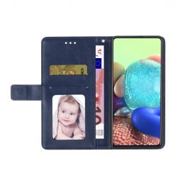 Lacné Kryty | Peňaženkové puzdro Geometric Pattern case modré – Oppo A78 5G | Lacné Kryty