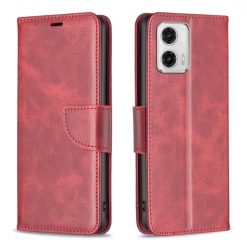 Peňaženkové puzdro Retro Lambskin červené – Motorola Moto G73 5G | Lacné Kryty Lacné Kryty | Peňaženkové puzdro Retro Lambskin červené – Motorola Moto G73 5G | Lacné Kryty