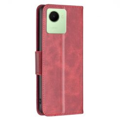 Peňaženkové puzdro Retro Lambskin červené – Realme C30 | Lacné Kryty Lacné Kryty | Peňaženkové puzdro Retro Lambskin červené – Realme C30 | Lacné Kryty